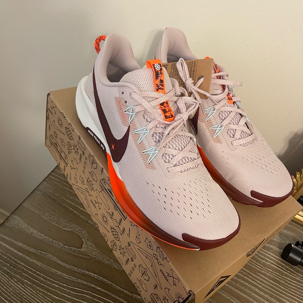 Nike Pink and Orange Accent Training Shoes